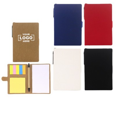 Premium Sticky Notes and Pen Set