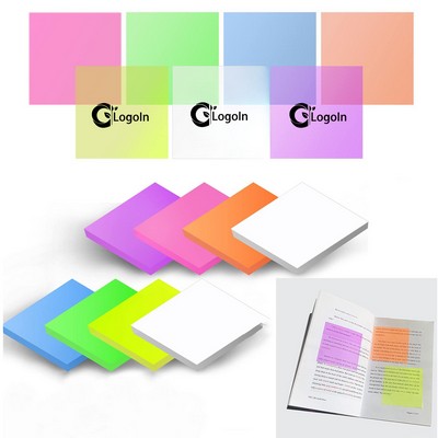 Translucent Color PET Sticky Notes