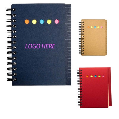 Eco Friendly Sticky Book w/Ruler