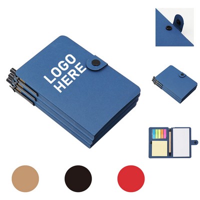 Personalized Sticky Memo Pad with Pen