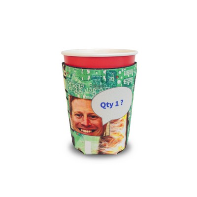 Full Color Solo Cup With Botton Coolie