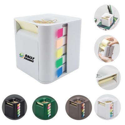 5-in-1 Desktop Cube Sticky Note Holder Set