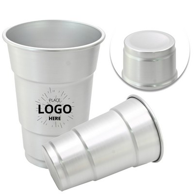 16 Oz Camping Party Cold Drink Metal Aluminum Cup