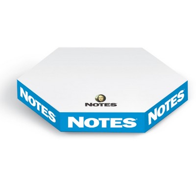 Thins® Hexagon Stik-Withit® Note Cube® Notepad (3 1/2"x 3")