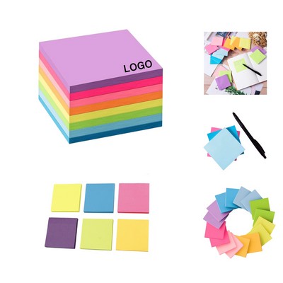 Adhesive Fluorescent Sticky Notes