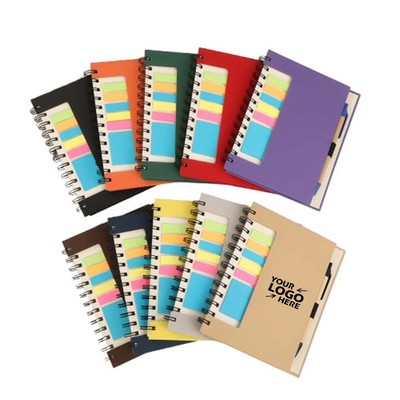 Multifunctional Coil Book Set With Pen