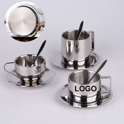 European-style Double-layer Coffee Cup