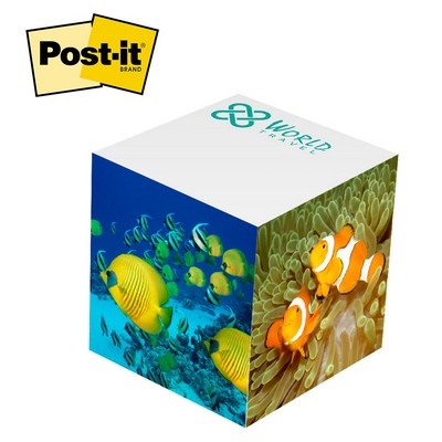 Post-it® Custom Printed Noted Full Cube (3 3/8"x3 3/8"x3 3/8")