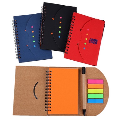 Sticky Notepad Set with Pen