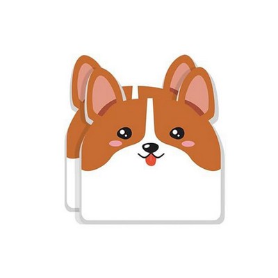 Custom 30 Sheets Paper Cute Dog Sticky Notes Post Pads