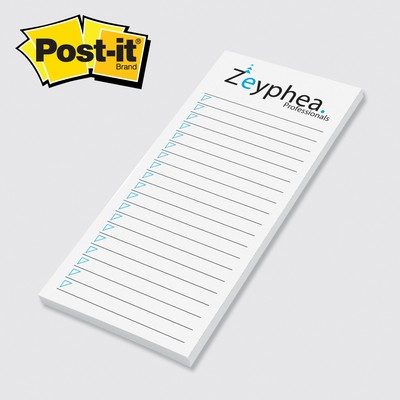 Custom Printed Post-it® Notes (2 3/4"x6") 50 Sheets