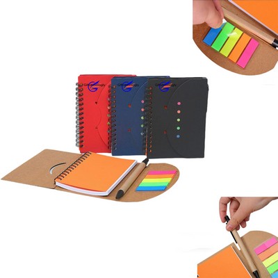 Notebook W/Sticky Flags Pen