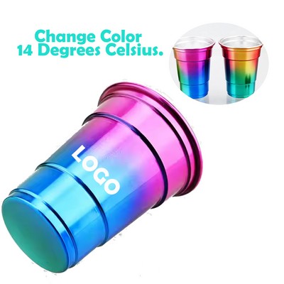 Discoloration Aluminum Cup