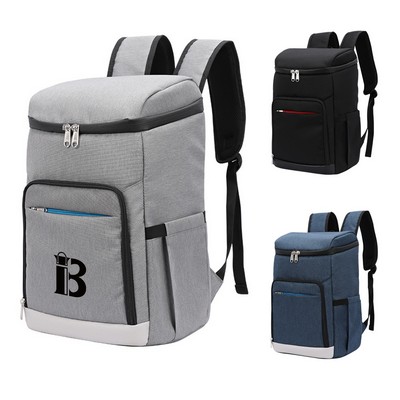 Insulated backpack for outdoor picnics