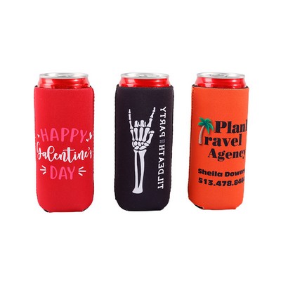 Collapsible 12oz Slim Can Cooler Holder