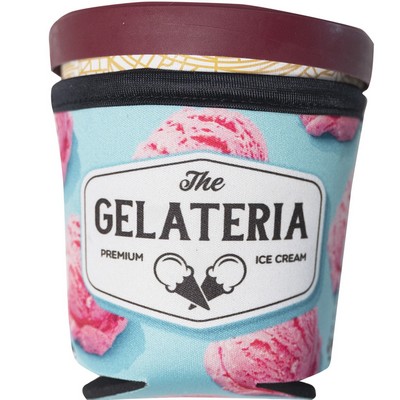 Full Color Ice Cream Pint Cooler