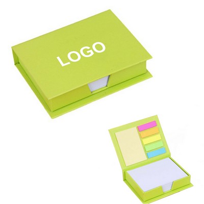 Portable Combination Sticky Notes With Folding Storage Note Box