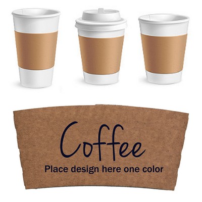 12–16oz Custom Printed Coffee Sleeves