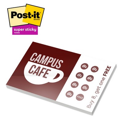 Post-it® Custom Printed Super Sticky Notepad - 3" x 5"