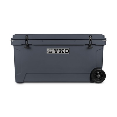 Yukon Outfitters 110Qt Hardside Cooler W/ Wheels Charcoal